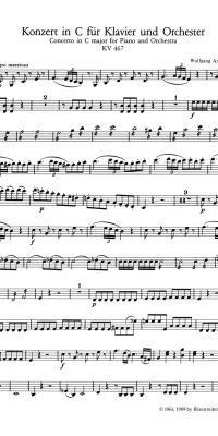 Mozart: Konzert für Klavier und Orchester Nr. 21 C-Dur KV 467
