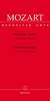 Wolfgang Amadeus Mozart: Complete Songs for Medium Voice