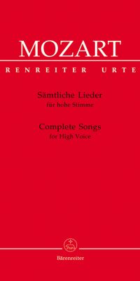 Wolfgang Amadeus Mozart: Complete Songs for High Voice (Sopraan)