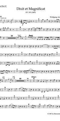 Mozart: Dixit et Magnificat K. 193 (186g)