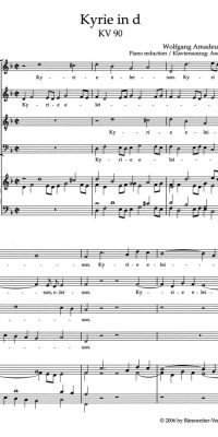 Mozart: Kyrie in D minor K. 90