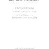 Chorvariationen über ein Thema von Hugo Distler ("Nürnberger Großes Gloria 1525" aus den Liturgischen Sätzen op. 13) (1964)
