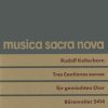 Tres Cantiones sacrae auf Texte aus den "Confessiones" des Augustinus (1967)
