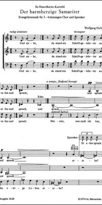 Der barmherzige Samariter. Evangelienmusik (1959)