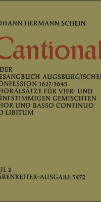 Cantional oder Gesangbuch Augsburgischer Konfession 1627/1645, Band 2
