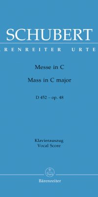 Schubert: Messe C-Dur op. 48 D 452 (Vocalscore)