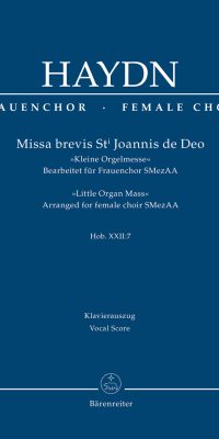 Haydn: Missa brevis St. Joannis de Deo Hob. XXII:7 (Vocal Score)