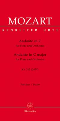 Mozart: Andante for Flute and Orchestra C major K. 315 (285e) (Partituur)
