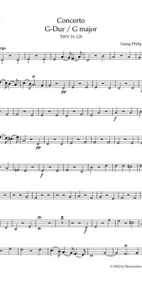 Telemann: Concerto for Viola and Orchestra G major TWV 51:G9