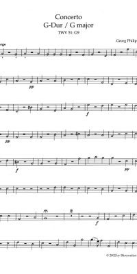 Telemann: Concerto for Viola and Orchestra G major TWV 51:G9