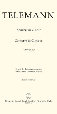 Telemann: Concerto for Viola and Orchestra G major TWV 51:G9