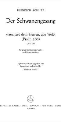 Jauchzet dem Herren, alle Welt