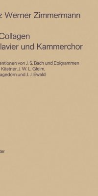 Vier Collagen fuer Kammerchor und Klavier