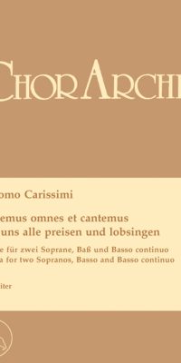 Jubilemus omnes et cantemus - Laßt uns alle preisen und lobsingen
