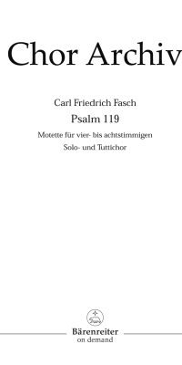 Psalm 119 "Heil dem Manne, der rechtschaffen lebet".