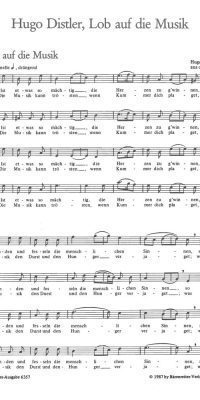 Lob auf die Musik