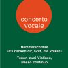 Hammersch: Es danken dir, Gott, die Völker
