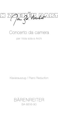 Bartos: Concerto da camera fuer Viola und Streicher (1970)