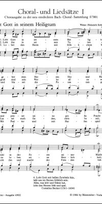 Bach: Acht ausgewählte Choral- und Liedsätze fuer gemischten Chor (SATB)