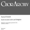 Scheidt: Gott ist mein Licht und Seligkeit