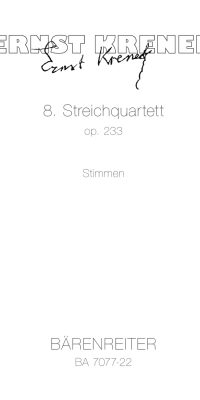 Krenek: Achtes Streichquartett (1980/81)