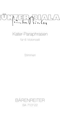 Bialas: Kater-Paraphrasen (1978) nach Motiven aus der Oper "Der gestiefelte Kater".