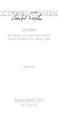 Trojahn: Grodek. Gesang nach Trakl (1991)