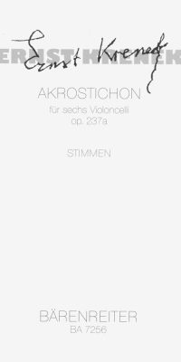 Krenek: Akrostichon