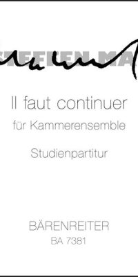 Mahnkopf: il faut continuer (1989/90)