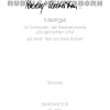 Kelterborn: Madrigal fuer Instrumente und Chor (1995)