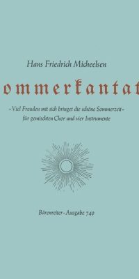 Viel Freuden mit sich bringet die schöne Sommerzeit (1935).