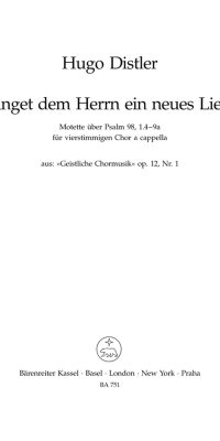 Singet dem Herrn ein neues Lied (Psalm 98/1,4-9a)