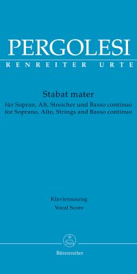 Pergolesi: Stabat mater (Vocal Score)