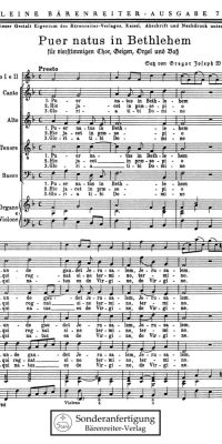 Puer natus in Bethlehem - Ein Kind geboren zu Bethlehem