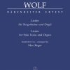 Hogo Wolf: Lieder fuer Singstimme und Orgel