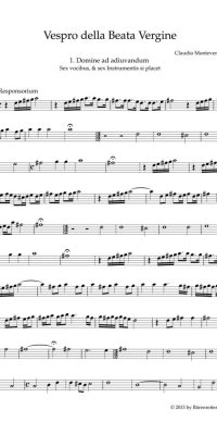 Monteverdi: Vespro Della Beata Vergine Marienvesper
