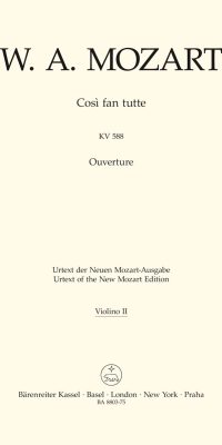 Mozart: Ouvertüre zu Cosi fan tutte KV 588