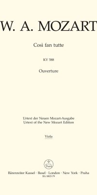 Mozart: Ouvertüre zu Cosi fan tutte KV 588