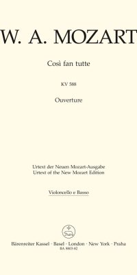 Mozart: Ouvertüre zu Cosi fan tutte KV 588