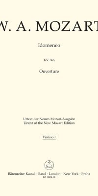 Mozart: Idomeneo KV 366 Overture