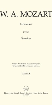Mozart: Idomeneo KV 366 Overture