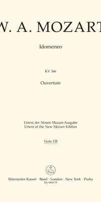 Mozart: Idomeneo KV 366 Overture