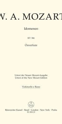 Mozart: Idomeneo KV 366 Overture