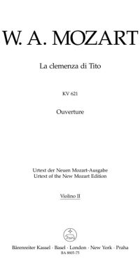 Mozart: Ouverture La clemenza di Tito KV 621