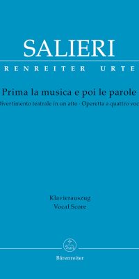 Antonio Salieri: Prima la musica e poi le parole (Vocalscore)