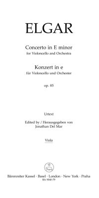 Elgar: Concerto for Violoncello and Orchestra in E minor op. 85