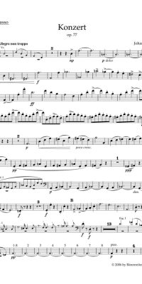 Brahms: Konzert für Violine und Orchester D-Dur op. 77