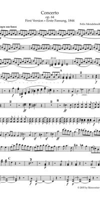 Mendelssohn: Konzert für Violine und Orchester e-Moll op. 64