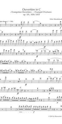 Mendelssohn: Ouvertüre C-Dur op. 101 Trompeten-Ouvertüre