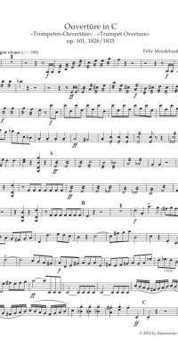 Mendelssohn: Ouvertüre C-Dur op. 101 Trompeten-Ouvertüre